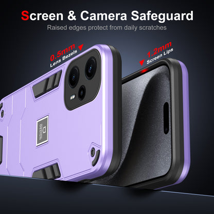 Xiaomi Poco F5 5G Shockproof Phone Case with Dual-Layer Protection, TPU+PC Material, Durable, Stylish Design & Lightweight Structure