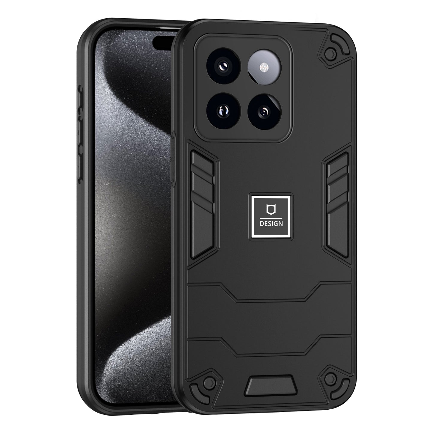 Xiaomi 14 Pro Shockproof Phone Case with Dual-Layer Protection, TPU+PC Material, Durable, Stylish Design & Lightweight Structure