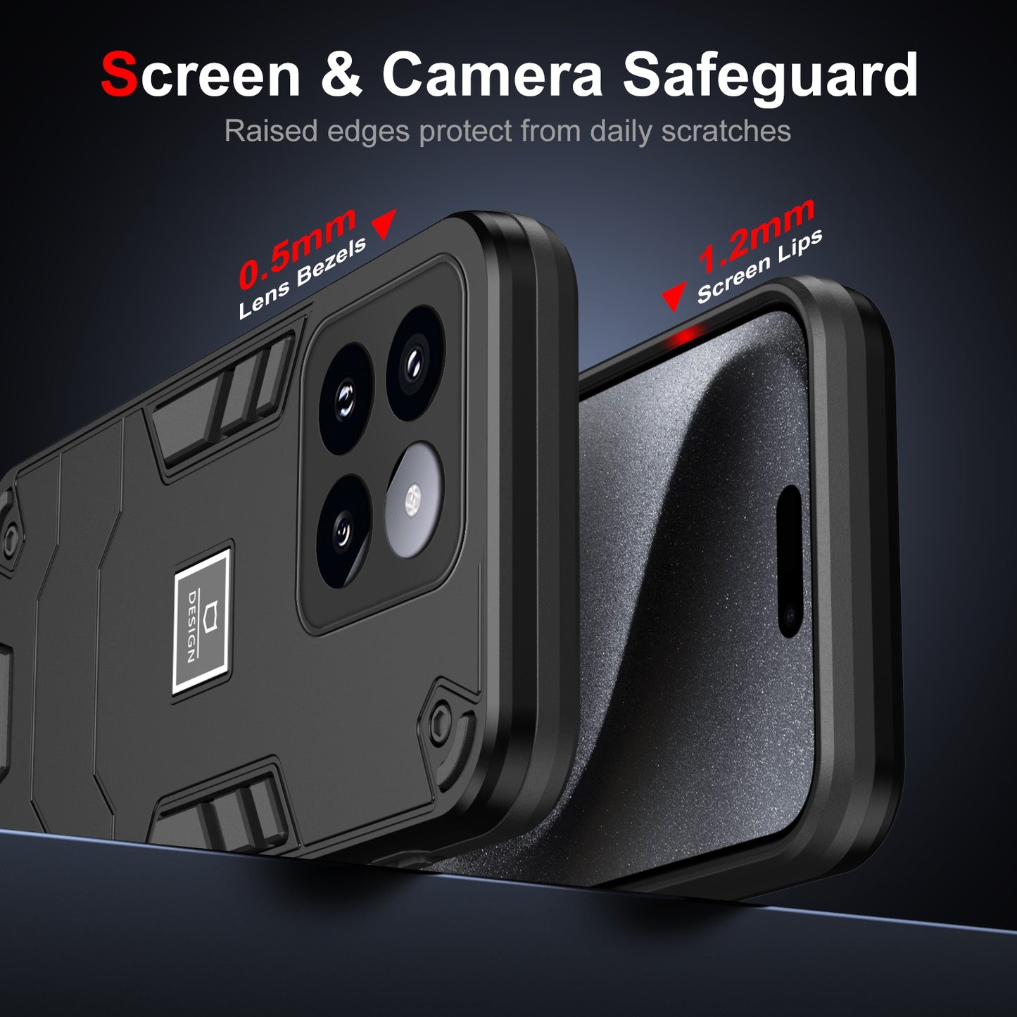 Xiaomi 14 Pro Shockproof Phone Case with Dual-Layer Protection, TPU+PC Material, Durable, Stylish Design & Lightweight Structure