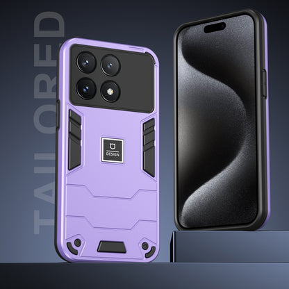 Xiaomi Poco X6 Pro 5G Shockproof Phone Case with Dual-Layer Protection, TPU+PC Material, Durable, Stylish Design & Lightweight Structure