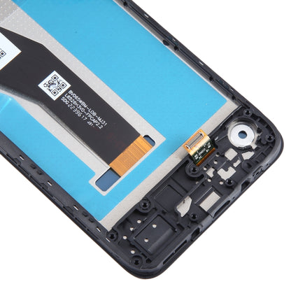 Motorola Moto E13 OEM LCD Screen Digitizer Assembly with Frame - Complete Replacement for Cracked Displays
