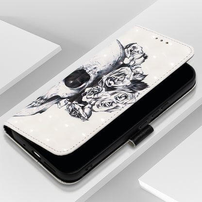 Xiaomi Redmi Note 13 Pro 4G Global Leather Flip Phone Case with 3D Painted Design, Card Holder, Wallet & Stand Function - Durable Protection & Easy Access
