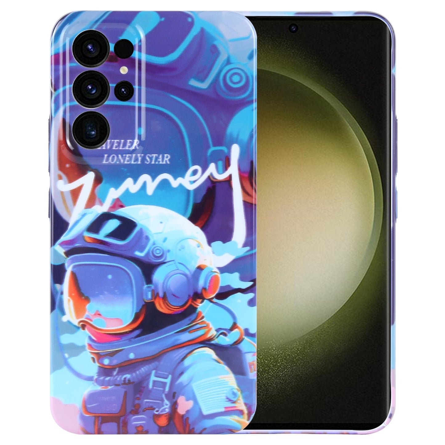 Samsung Galaxy S23 Ultra 5G Painted Pattern PC Phone Case with Precise Hole Design