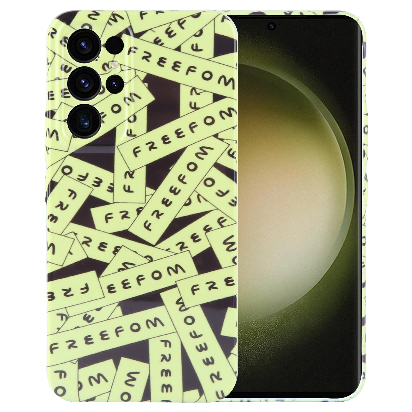 Samsung Galaxy S23 Ultra 5G Painted Pattern PC Phone Case with Precise Hole Design