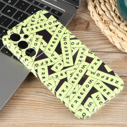 Samsung Galaxy S23 Ultra 5G Painted Pattern PC Phone Case with Precise Hole Design