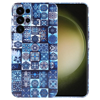 Samsung Galaxy S23 Ultra 5G Painted Pattern PC Phone Case with Precise Hole Design