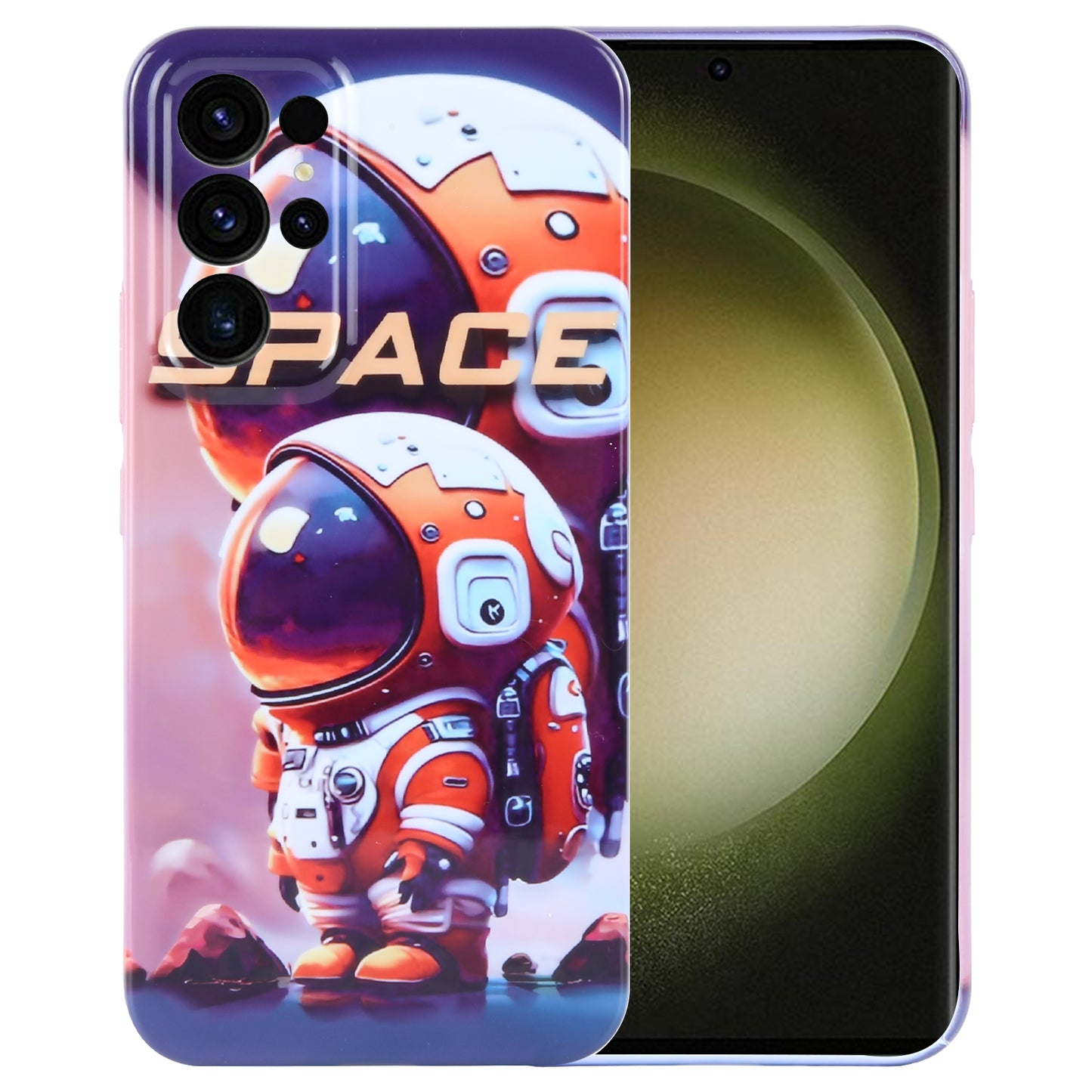 Samsung Galaxy S23 Ultra 5G Painted Pattern PC Phone Case with Precise Hole Design