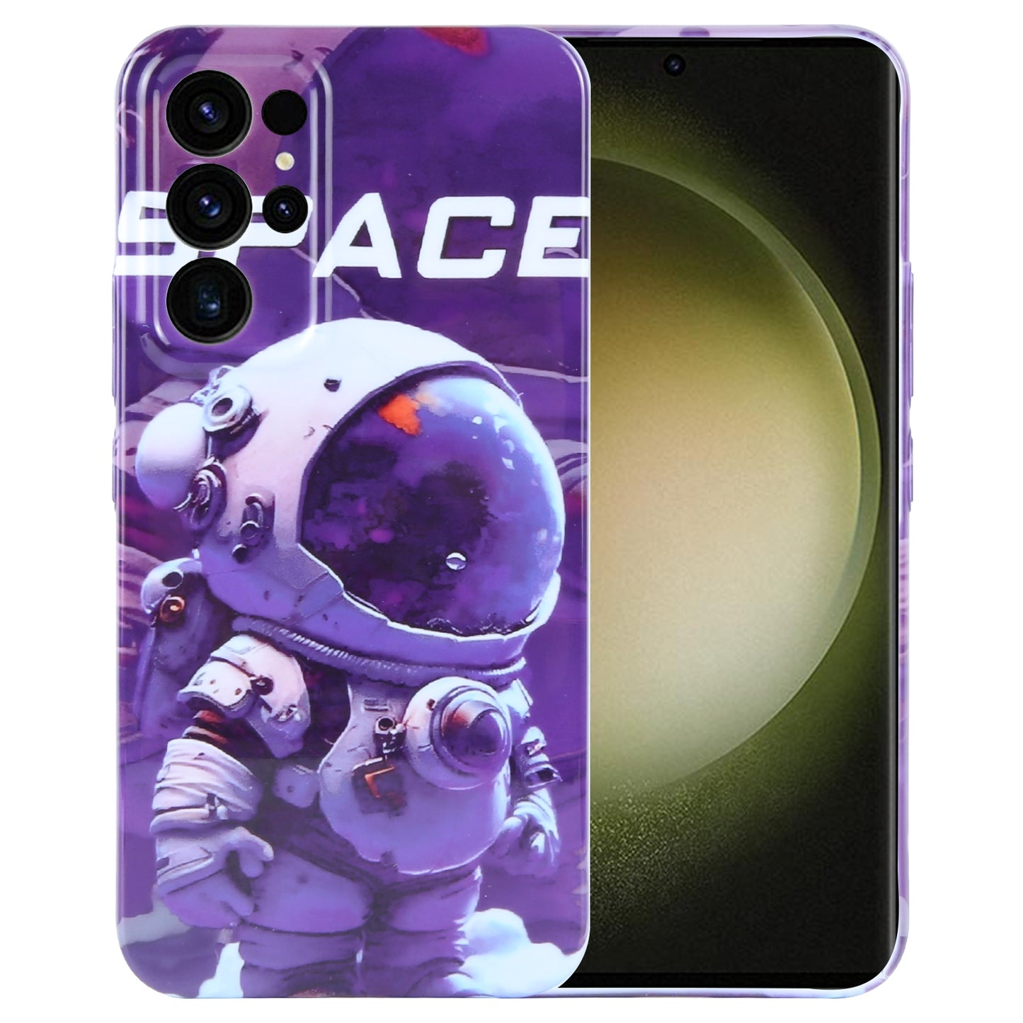 Samsung Galaxy S23 Ultra 5G Painted Pattern PC Phone Case with Precise Hole Design