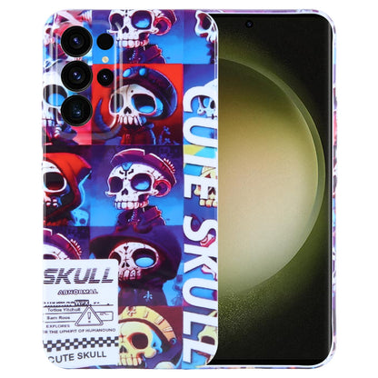 Samsung Galaxy S23 Ultra 5G Painted Pattern PC Phone Case with Precise Hole Design