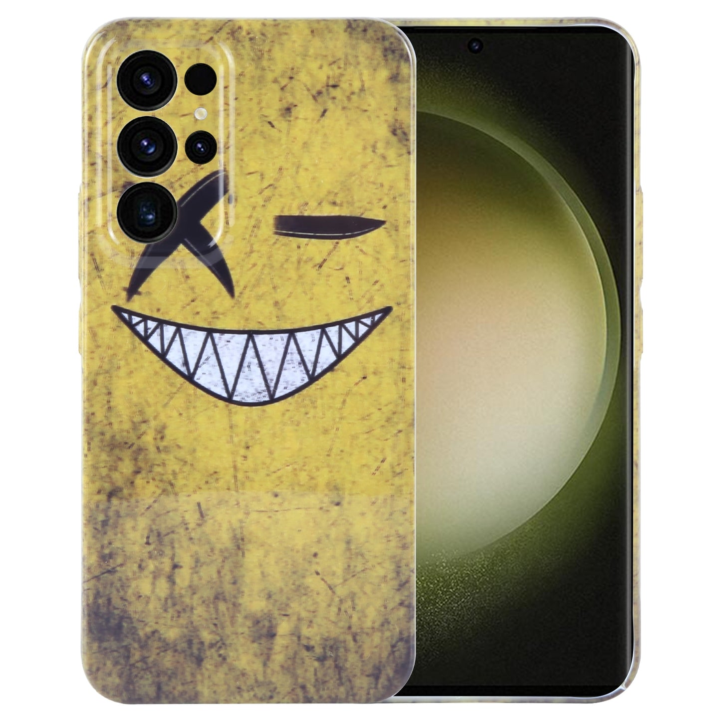 Samsung Galaxy S23 Ultra 5G Painted Pattern PC Phone Case with Precise Hole Design