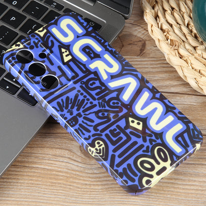 Samsung Galaxy S23 Ultra 5G Painted Pattern PC Phone Case with Precise Hole Design