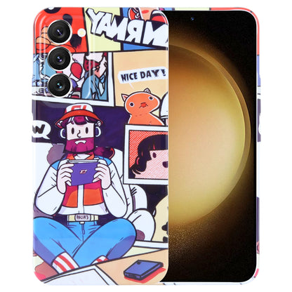 Samsung Galaxy S23+ 5G Painted Pattern PC Phone Case with Precise Hole Design