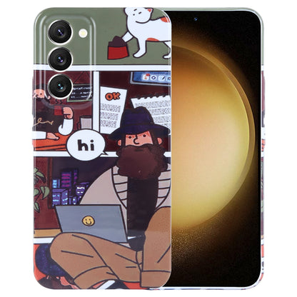 Samsung Galaxy S23+ 5G Painted Pattern PC Phone Case with Precise Hole Design