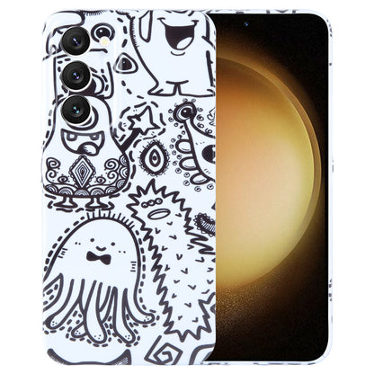 Samsung Galaxy S23+ 5G Painted Pattern PC Phone Case with Precise Hole Design