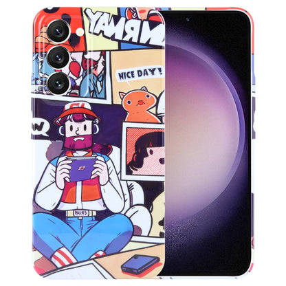 Samsung Galaxy S23 5G Painted Pattern PC Phone Case with Precise Hole Design