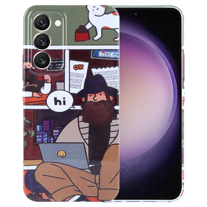 Samsung Galaxy S23 5G Painted Pattern PC Phone Case with Precise Hole Design