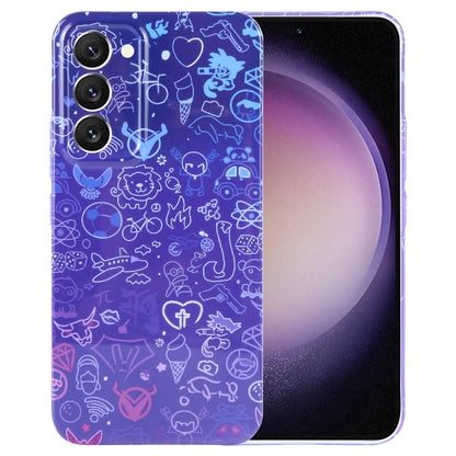 Samsung Galaxy S23 5G Painted Pattern PC Phone Case with Precise Hole Design