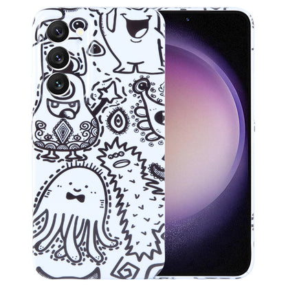 Samsung Galaxy S23 5G Painted Pattern PC Phone Case with Precise Hole Design