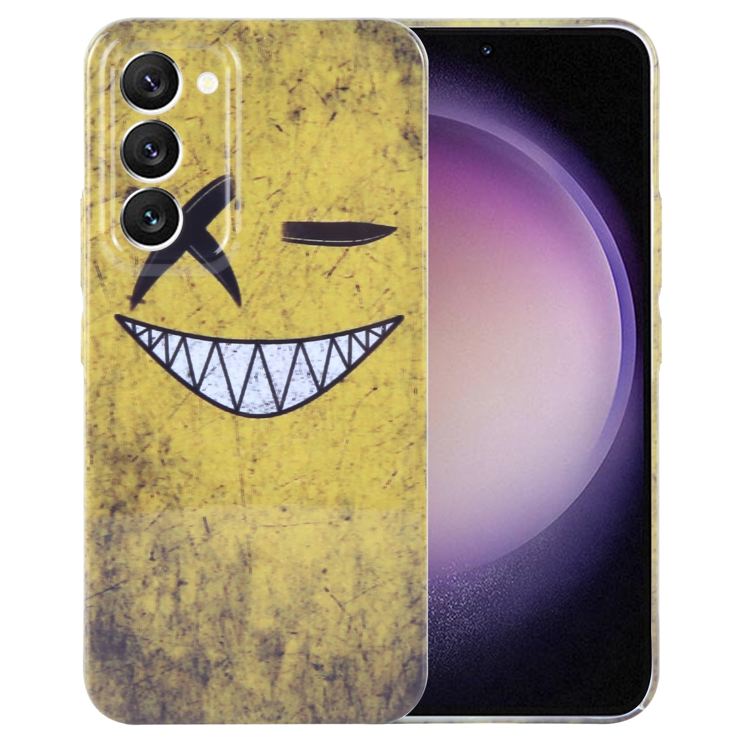 Samsung Galaxy S23 5G Painted Pattern PC Phone Case with Precise Hole Design