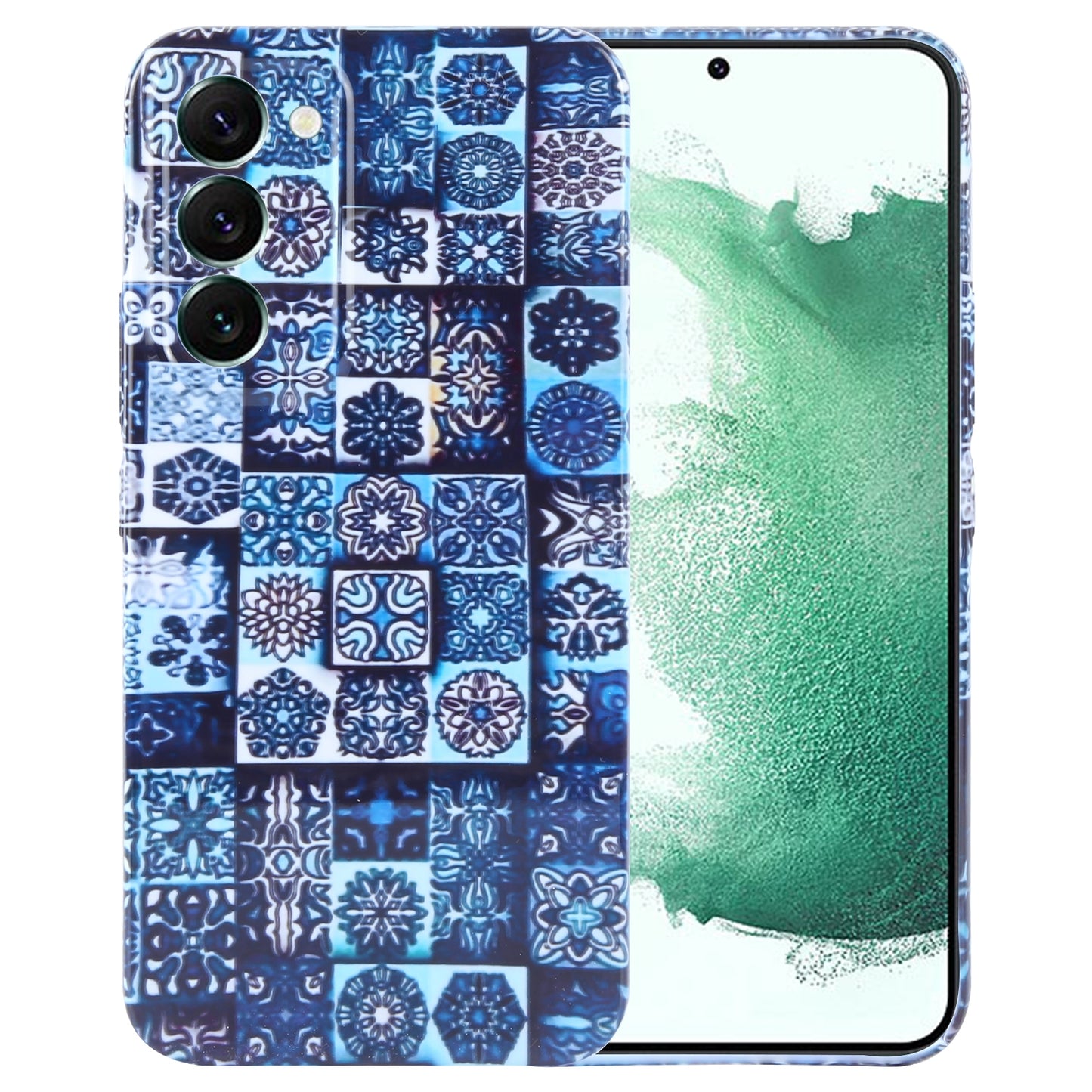 Samsung Galaxy S22+ 5G Painted Pattern PC Phone Case with Precise Hole Design