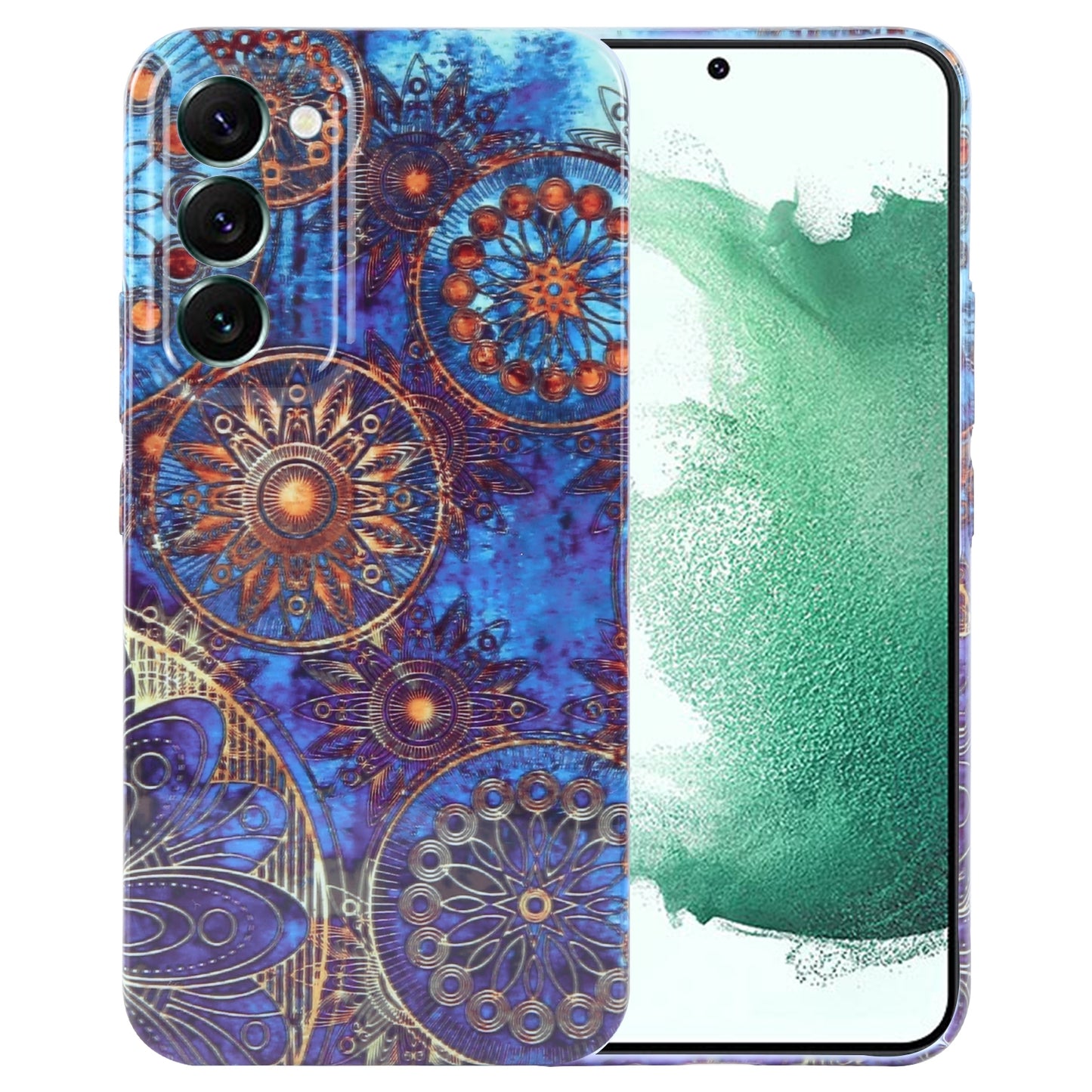 Samsung Galaxy S22+ 5G Painted Pattern PC Phone Case with Precise Hole Design