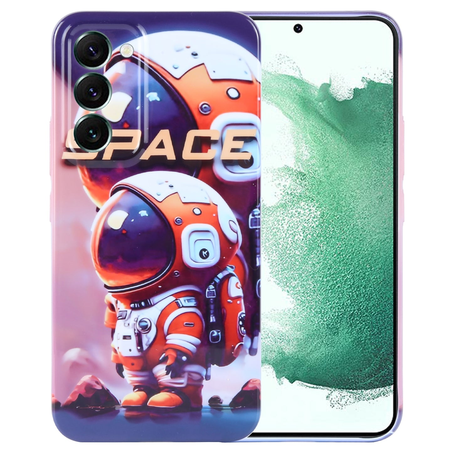 Samsung Galaxy S22+ 5G Painted Pattern PC Phone Case with Precise Hole Design