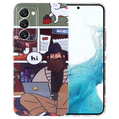 Samsung Galaxy S22 5G Painted Pattern PC Phone Case with Precise Hole Design