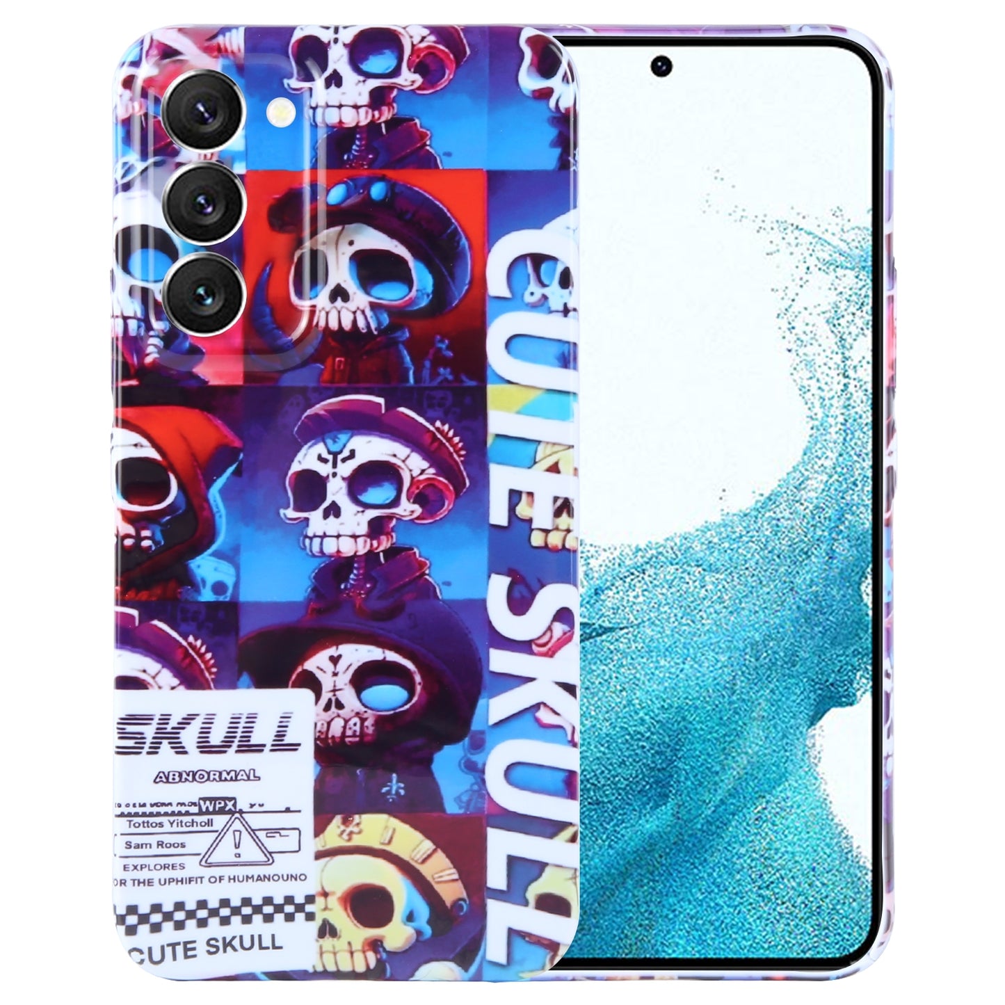 Samsung Galaxy S22 5G Painted Pattern PC Phone Case with Precise Hole Design