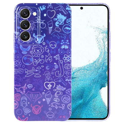 Samsung Galaxy S22 5G Painted Pattern PC Phone Case with Precise Hole Design