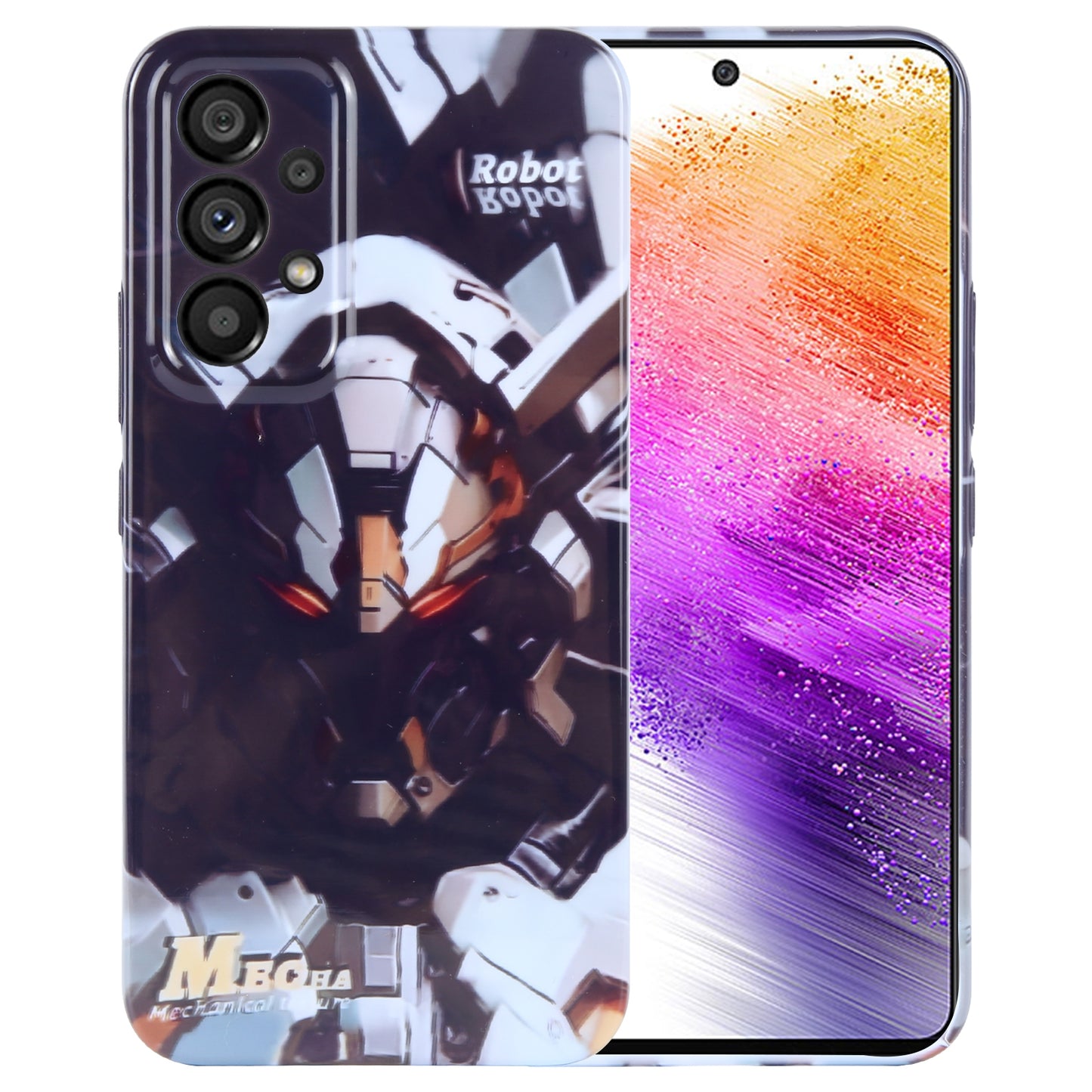 Samsung Galaxy A73 5G Painted Pattern PC Phone Case with Precise Hole Design