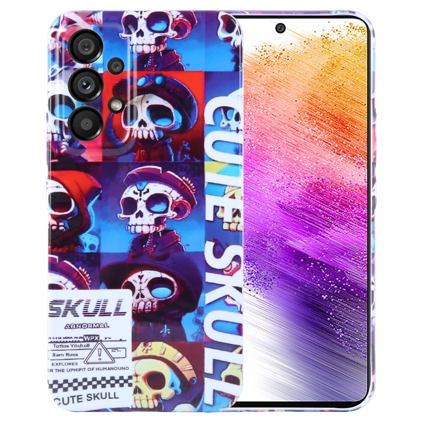 Samsung Galaxy A73 5G Painted Pattern PC Phone Case with Precise Hole Design