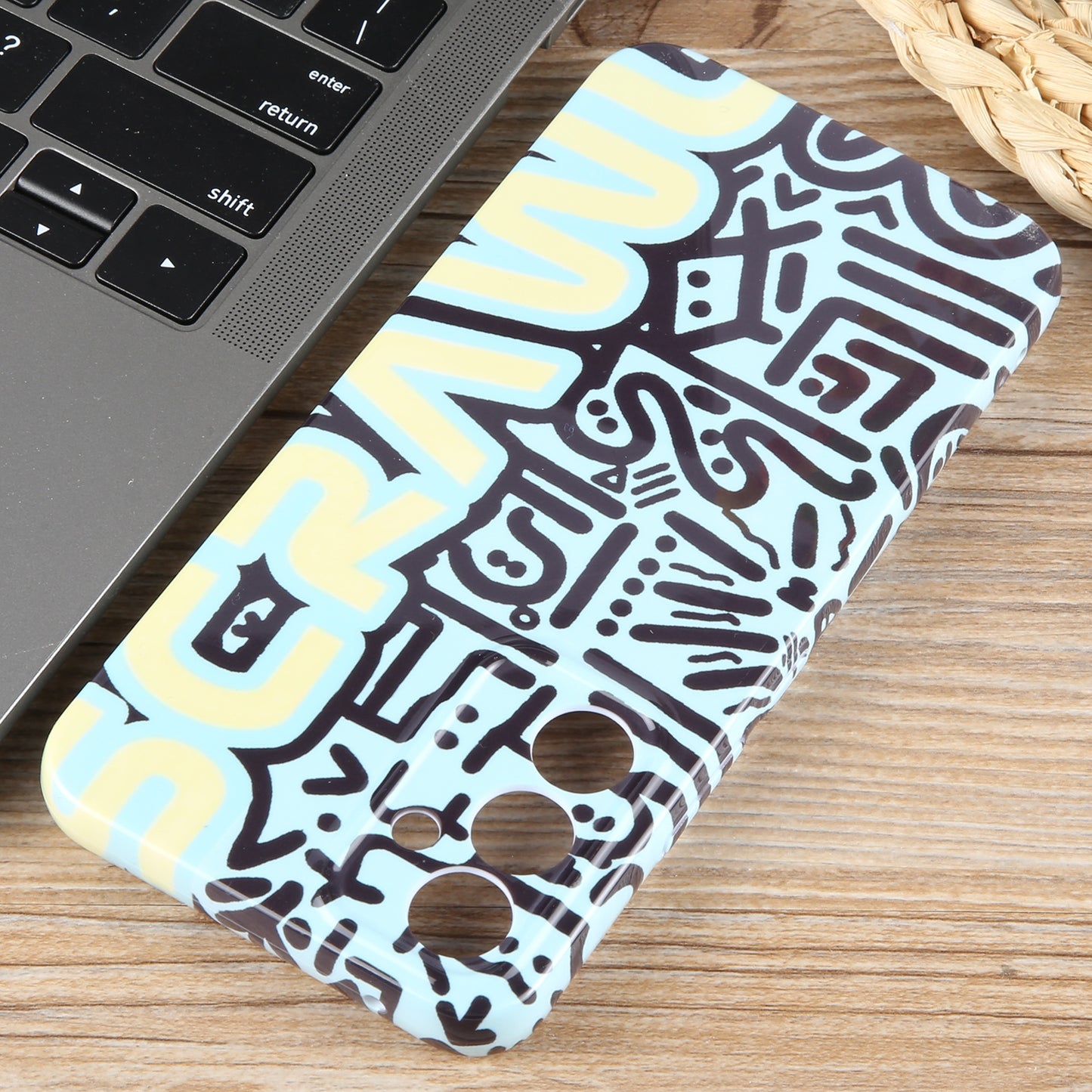 Samsung Galaxy A73 5G Painted Pattern PC Phone Case with Precise Hole Design