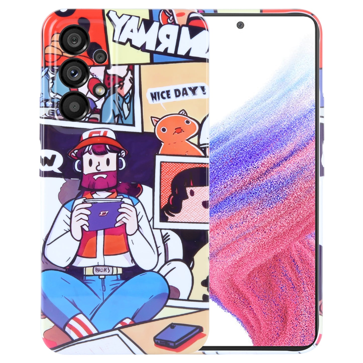 Samsung Galaxy A53 5G Painted Pattern PC Phone Case with Precise Hole Design