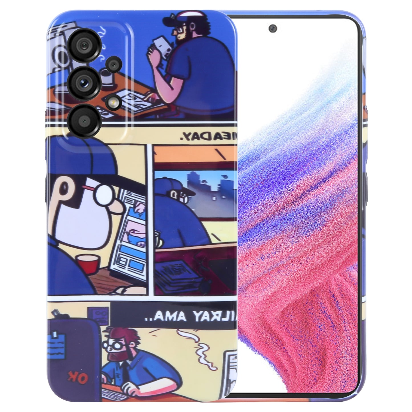 Samsung Galaxy A53 5G Painted Pattern PC Phone Case with Precise Hole Design