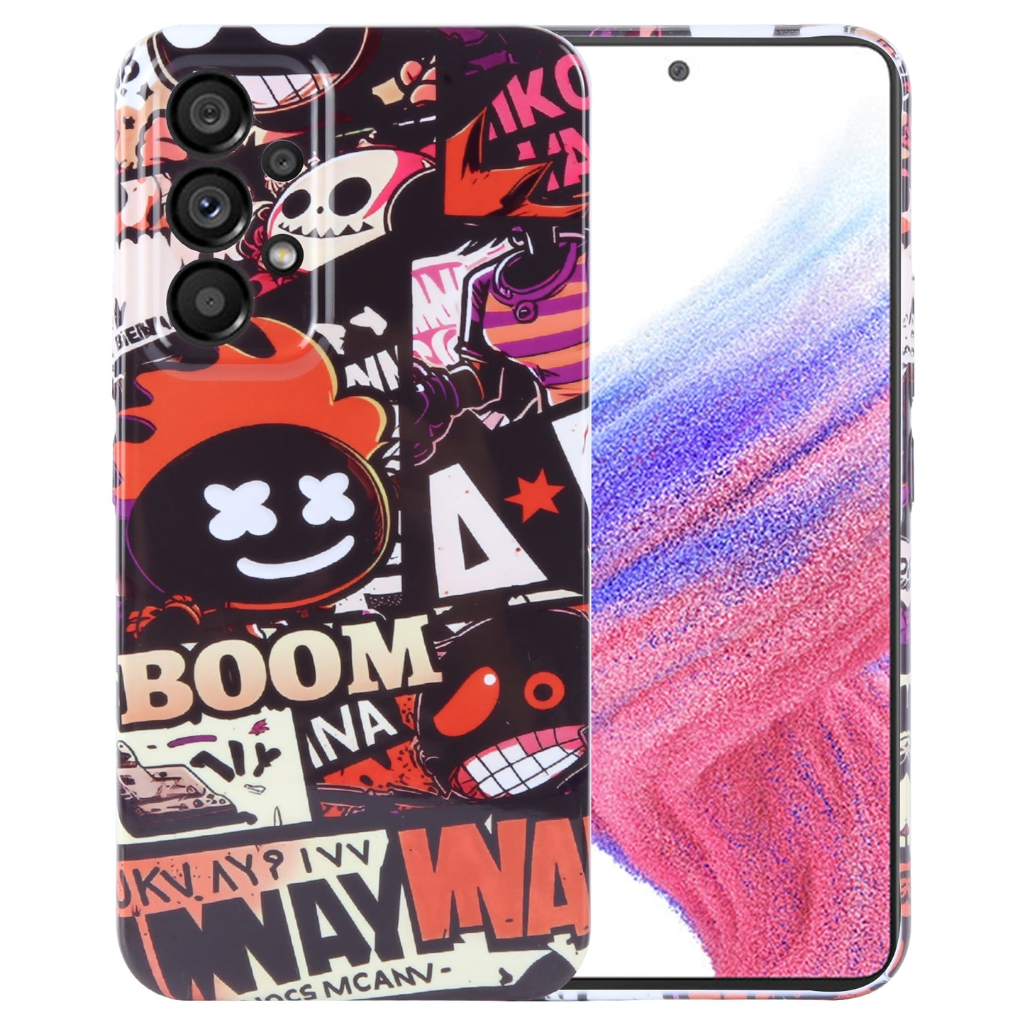 Samsung Galaxy A53 5G Painted Pattern PC Phone Case with Precise Hole Design