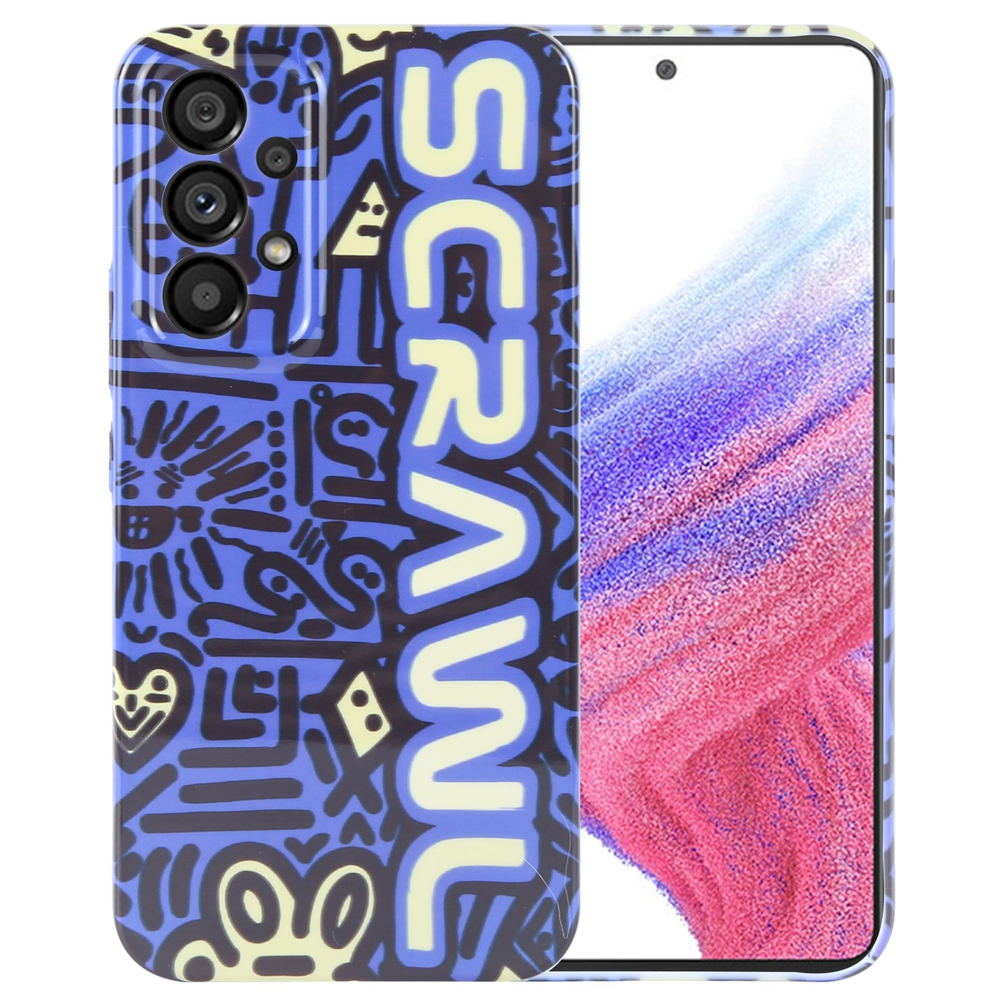 Samsung Galaxy A53 5G Painted Pattern PC Phone Case with Precise Hole Design