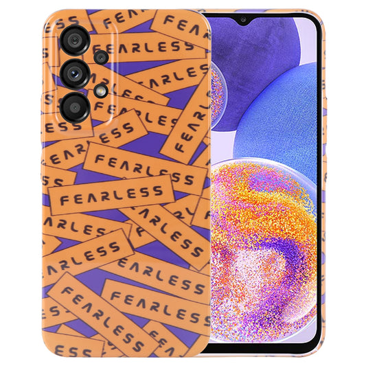 Samsung Galaxy A23 Painted Pattern PC Phone Case with Precise Hole Design