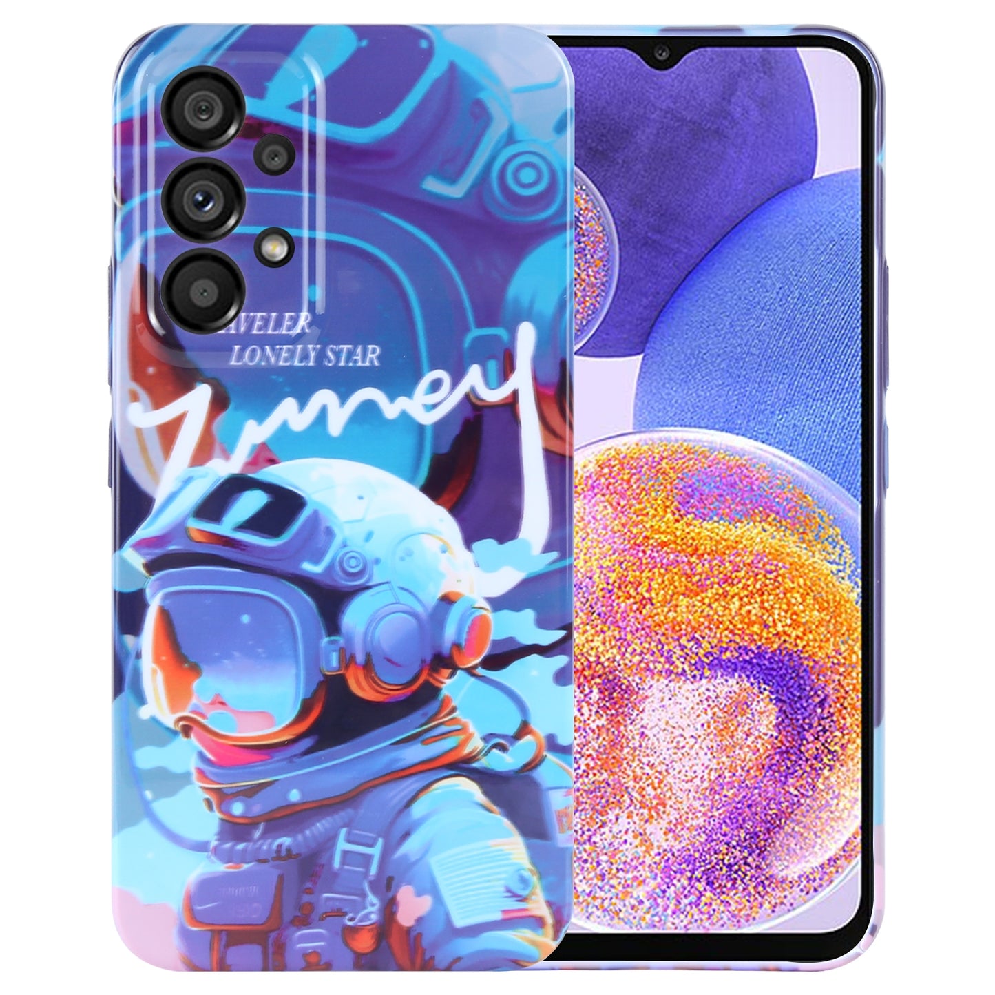 Samsung Galaxy A23 Painted Pattern PC Phone Case with Precise Hole Design