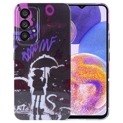 Samsung Galaxy A23 Painted Pattern PC Phone Case with Precise Hole Design