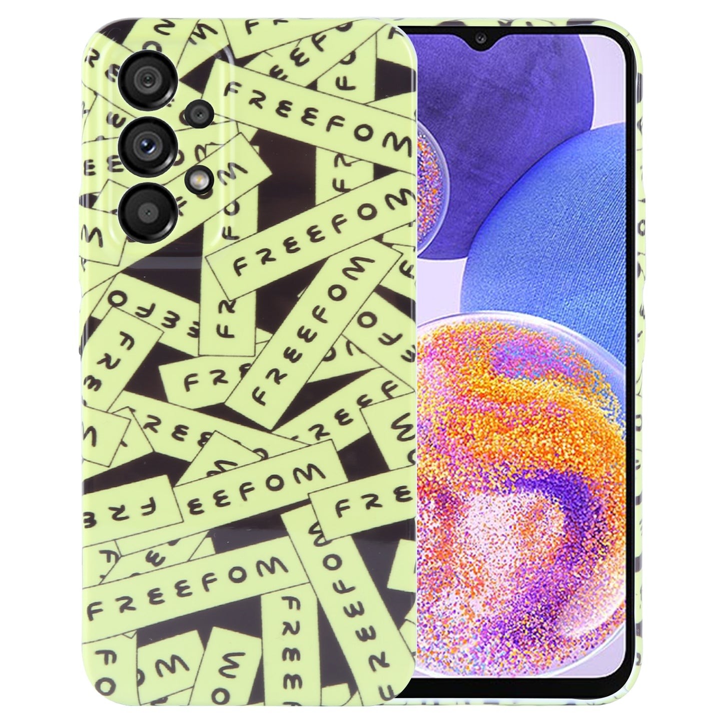 Samsung Galaxy A23 Painted Pattern PC Phone Case with Precise Hole Design