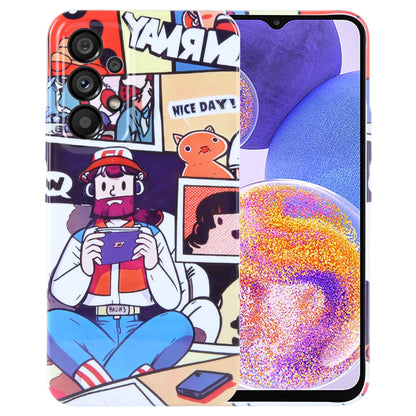 Samsung Galaxy A23 Painted Pattern PC Phone Case with Precise Hole Design