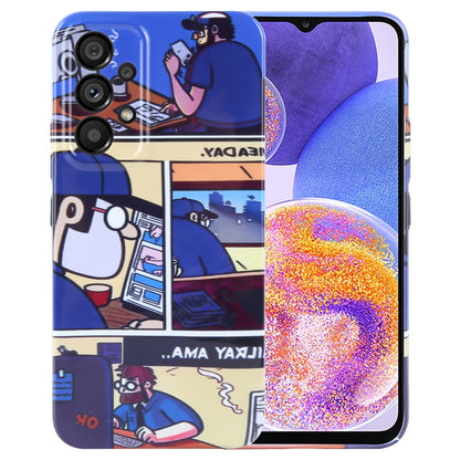 Samsung Galaxy A23 Painted Pattern PC Phone Case with Precise Hole Design