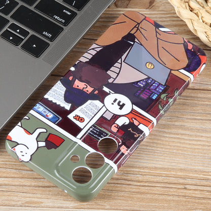 Samsung Galaxy A23 Painted Pattern PC Phone Case with Precise Hole Design