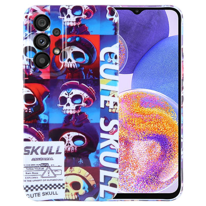 Samsung Galaxy A23 Painted Pattern PC Phone Case with Precise Hole Design