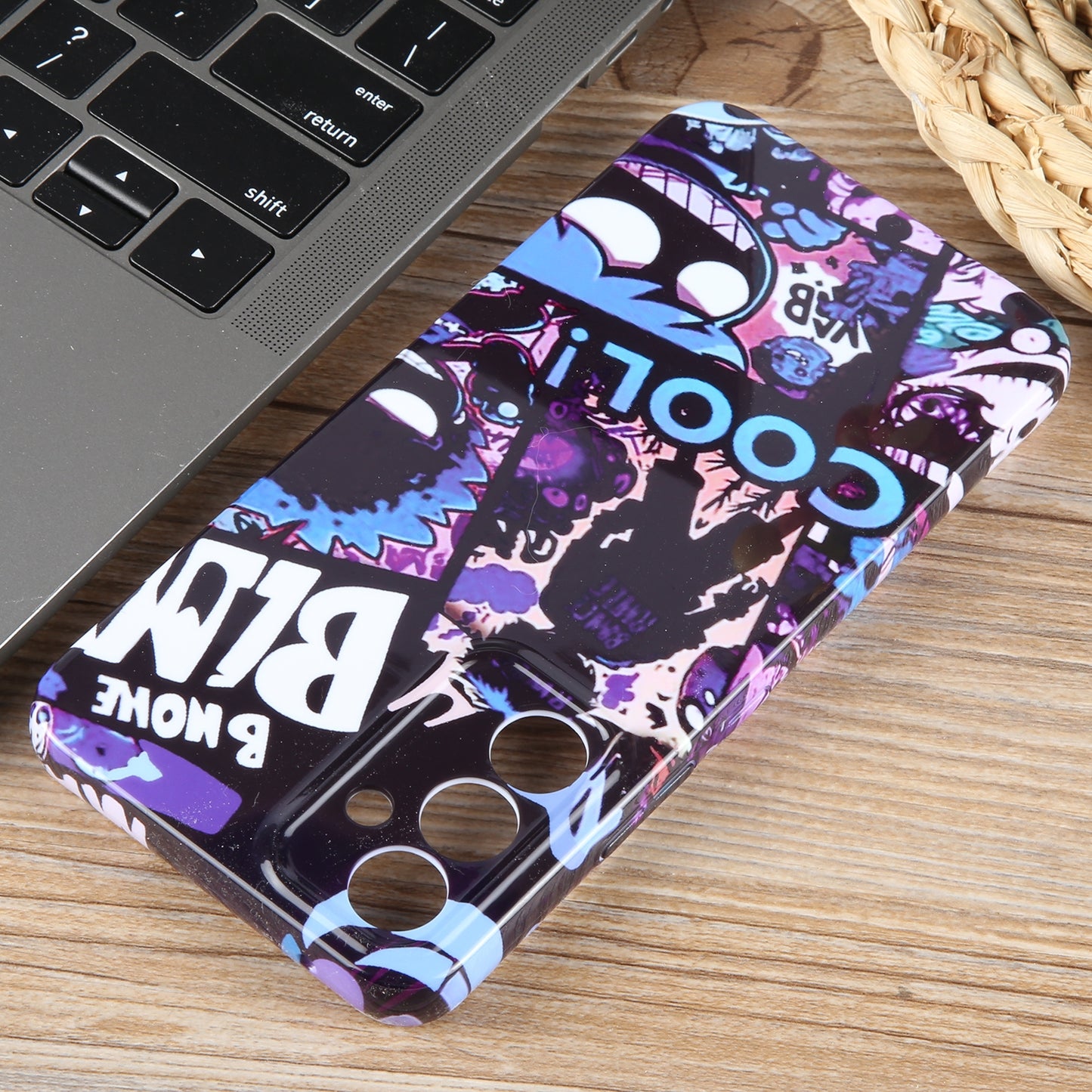 Samsung Galaxy A23 Painted Pattern PC Phone Case with Precise Hole Design