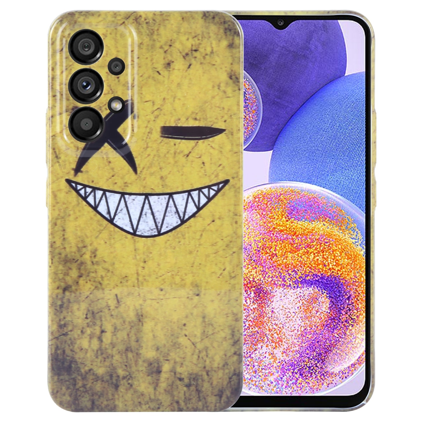 Samsung Galaxy A23 Painted Pattern PC Phone Case with Precise Hole Design