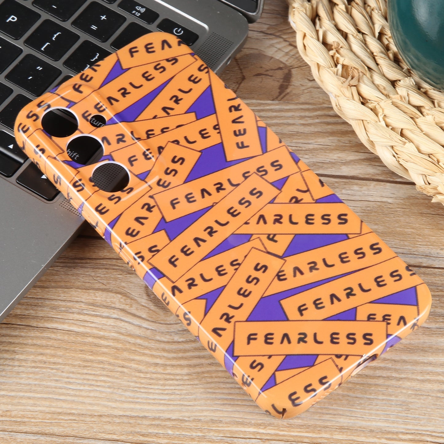 Samsung Galaxy A21s Painted Pattern PC Phone Case with Precise Hole Design