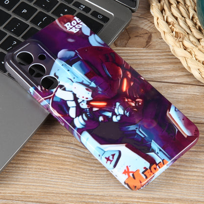 Samsung Galaxy A21s Painted Pattern PC Phone Case with Precise Hole Design