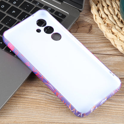 Samsung Galaxy A21s Painted Pattern PC Phone Case with Precise Hole Design