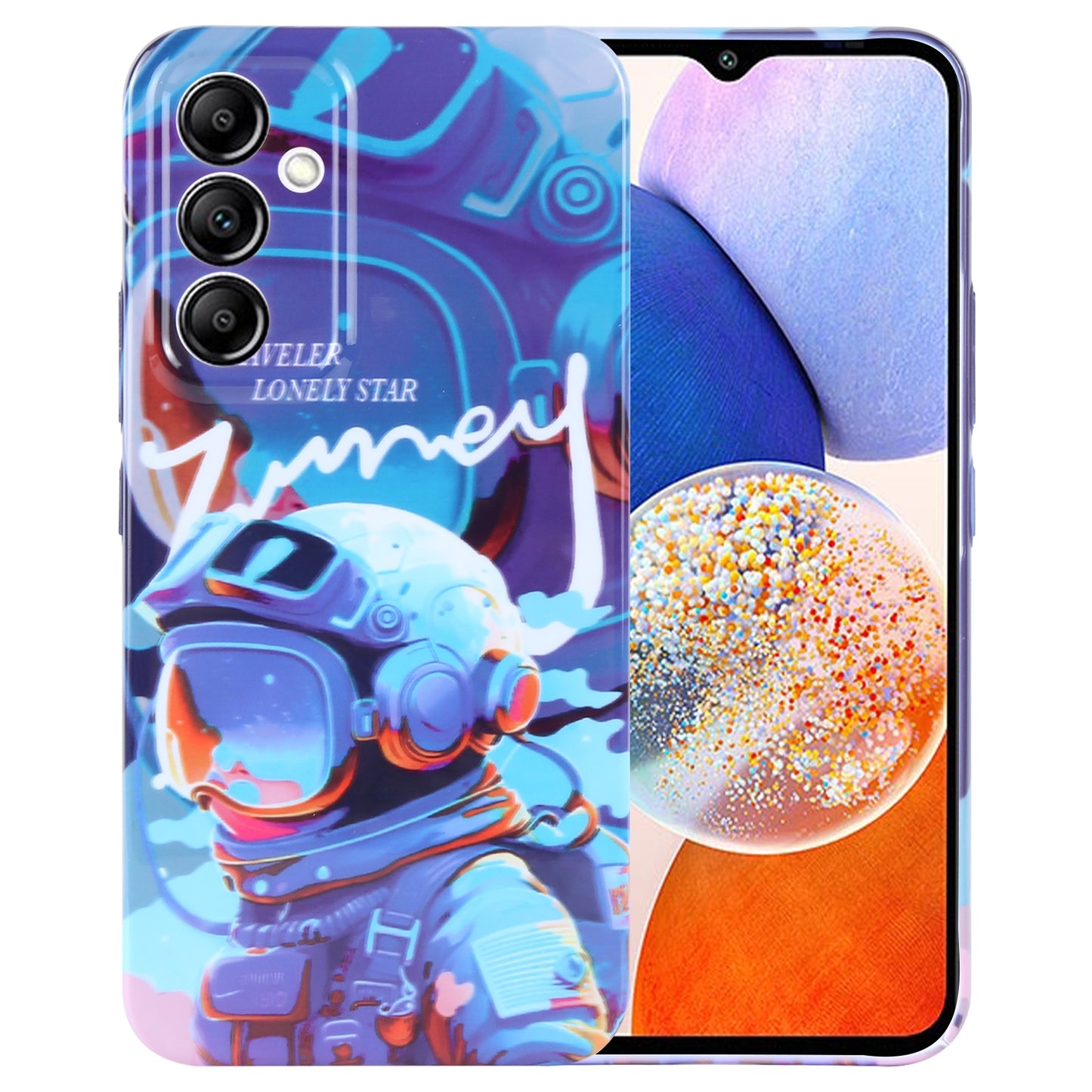 Samsung Galaxy A14 5G Painted Pattern PC Phone Case with Precise Hole Design